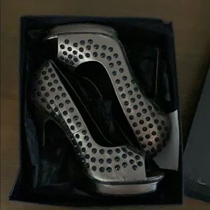 New, in-box, rock & republic studded, heels.